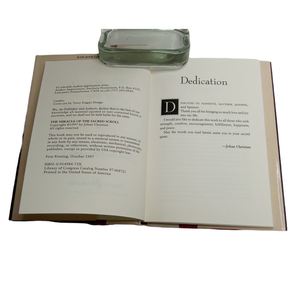 Miracle of the Sacred Scroll A Novel of Hope & Inspiration Book: by:J Christian - Picture 7 of 10